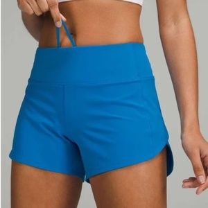 Lululemon Speed Up Mid Riss 4 inch - Size 8 - Poolside